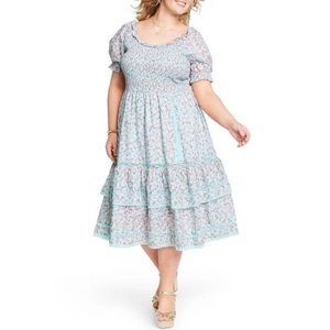 LoveShackFancy Target Dress Blue